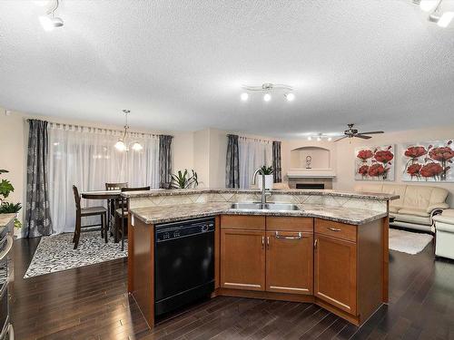 17220 80 Street, Edmonton, AB - Indoor Photo Showing Kitchen With Double Sink