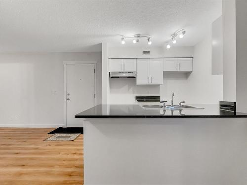 119 12025 22 Avenue, Edmonton, AB - Indoor Photo Showing Kitchen With Double Sink