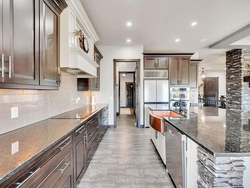 17 10550 Ellerslie Road, Edmonton, AB - Indoor Photo Showing Kitchen With Double Sink With Upgraded Kitchen