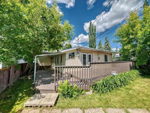 11027 129 Street, Edmonton, AB - Outdoor With Deck Patio Veranda