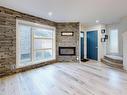 12045 95 Street, Edmonton, AB  - Indoor Photo Showing Living Room With Fireplace 