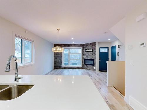 12045 95 Street, Edmonton, AB - Indoor With Fireplace