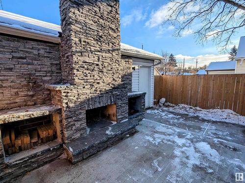 12045 95 Street, Edmonton, AB -  With Fireplace