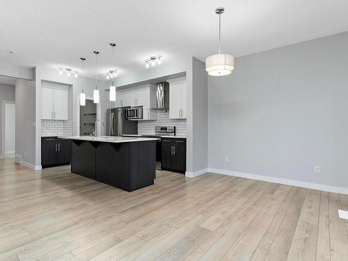 4613 66 Street, Beaumont, AB - Indoor Photo Showing Kitchen With Upgraded Kitchen