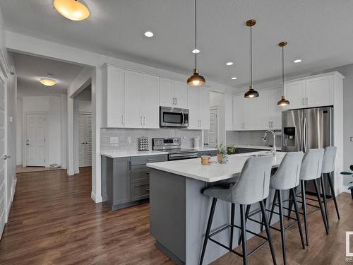 610 Eagleson Crescent, Edmonton, AB - Indoor Photo Showing Kitchen With Upgraded Kitchen