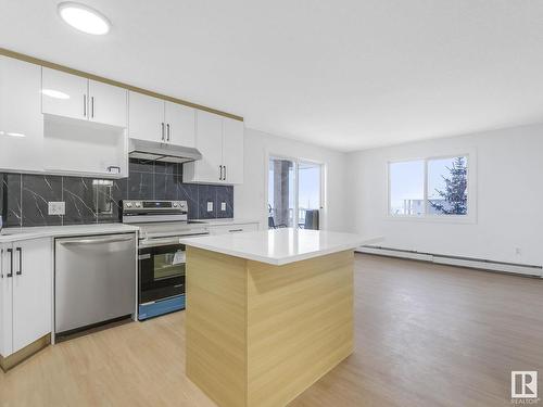 416 2305 35A Avenue, Edmonton, AB - Indoor Photo Showing Kitchen With Stainless Steel Kitchen