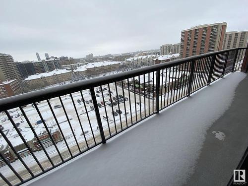 1110 10145 109 Street, Edmonton, AB - Outdoor With Balcony