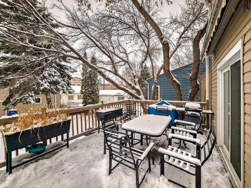 11022 126 Street, Edmonton, AB - Outdoor With Deck Patio Veranda With Exterior