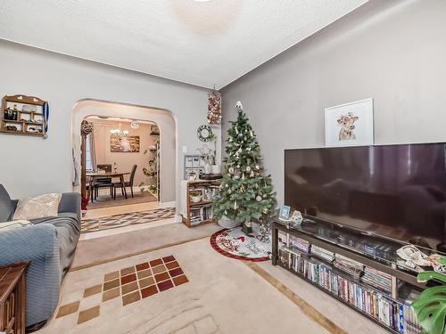 12430 76 Street, Edmonton, AB - Indoor Photo Showing Living Room