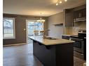 211 84 Street, Edmonton, AB  - Indoor Photo Showing Kitchen With Double Sink With Upgraded Kitchen 