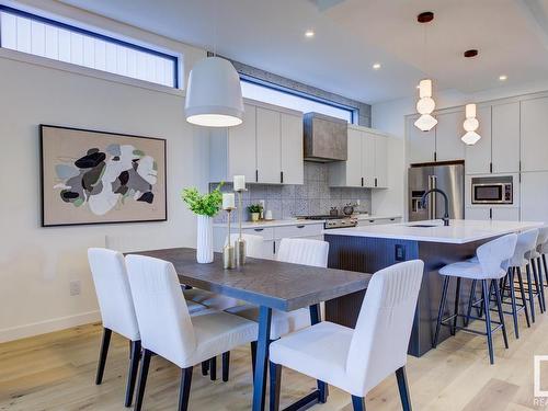 11133 66 Street, Edmonton, AB - Indoor Photo Showing Dining Room