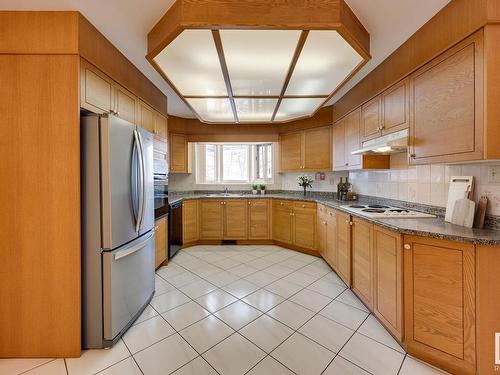 2029 52 Street, Edmonton, AB - Indoor Photo Showing Kitchen With Double Sink