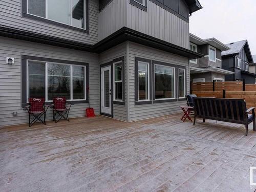 1090 Christie Vista, Edmonton, AB - Outdoor With Deck Patio Veranda With Exterior