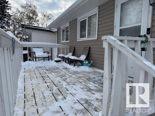 4012 55 Street, Wetaskiwin, AB - Outdoor With Deck Patio Veranda With Exterior