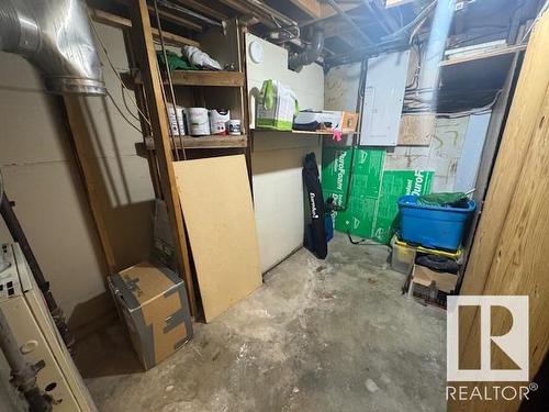 4012 55 Street, Wetaskiwin, AB - Indoor Photo Showing Basement