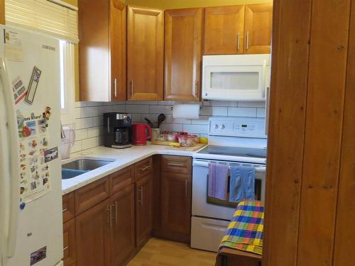 260 Richfield Road Nw, Edmonton, AB - Indoor Photo Showing Kitchen With Double Sink