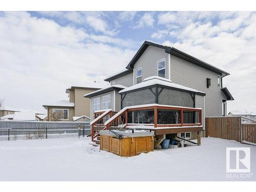 146 Southfork Drive, Leduc, AB - Outdoor With Deck Patio Veranda