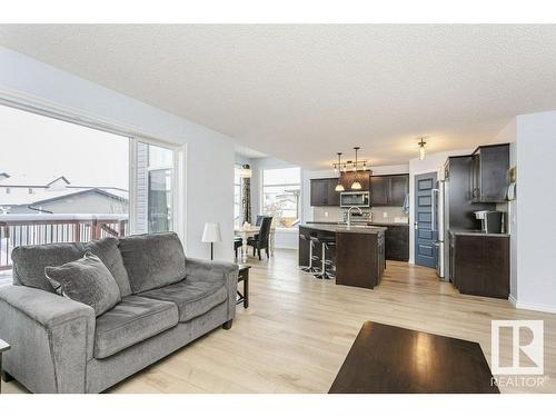 146 Southfork Drive, Leduc, AB - Indoor Photo Showing Living Room