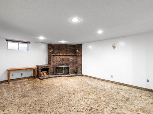 2 Labelle Crescent, St. Albert, AB - Indoor Photo Showing Other Room With Fireplace