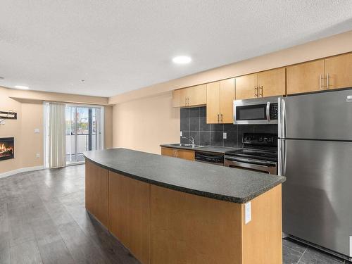 210 10118 106 Avenue, Edmonton, AB - Indoor Photo Showing Kitchen