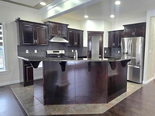 5412 162B Ave, Edmonton, AB - Indoor Photo Showing Kitchen With Upgraded Kitchen