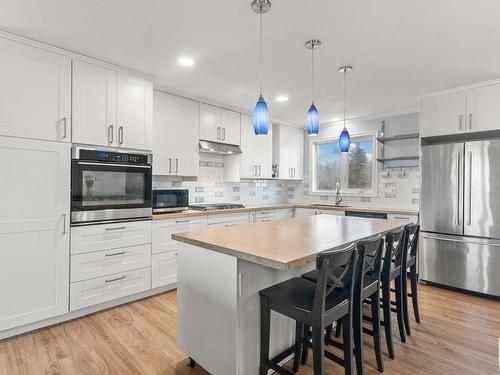 17330 Twp Rd 504, Rural Beaver County, AB - Indoor Photo Showing Kitchen With Stainless Steel Kitchen With Upgraded Kitchen