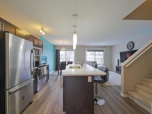 1931 Chapman Road, Edmonton, AB - Indoor Photo Showing Kitchen With Stainless Steel Kitchen With Upgraded Kitchen