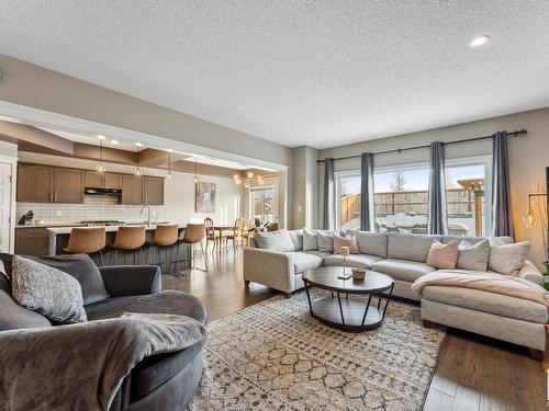 105 Summerstone Lane, Sherwood Park, AB - Indoor Photo Showing Living Room