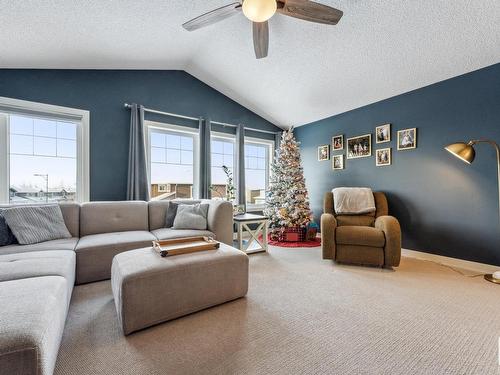 105 Summerstone Lane, Sherwood Park, AB - Indoor Photo Showing Living Room