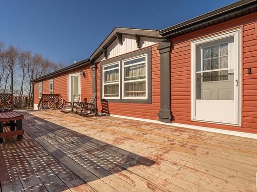 60102 Hwy 827, Rural Thorhild County, AB - Outdoor With Deck Patio Veranda With Exterior