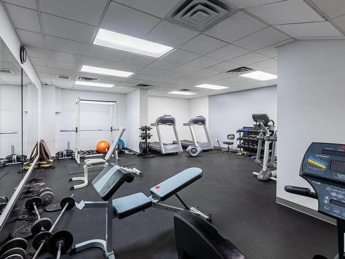 1407 10180 104 Street, Edmonton, AB - Indoor Photo Showing Gym Room