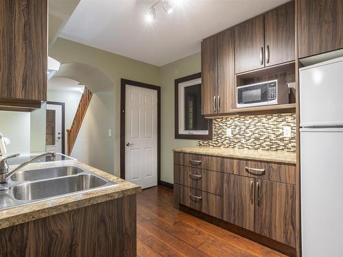 11817 65 Street, Edmonton, AB - Indoor Photo Showing Kitchen With Double Sink