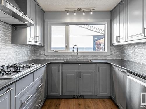 10170 88 Street, Edmonton, AB - Indoor Photo Showing Kitchen With Upgraded Kitchen