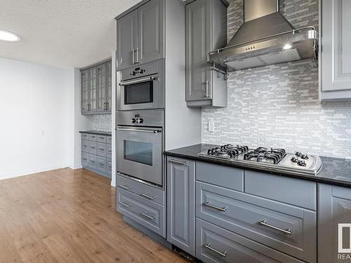 10170 88 Street, Edmonton, AB - Indoor Photo Showing Kitchen With Upgraded Kitchen