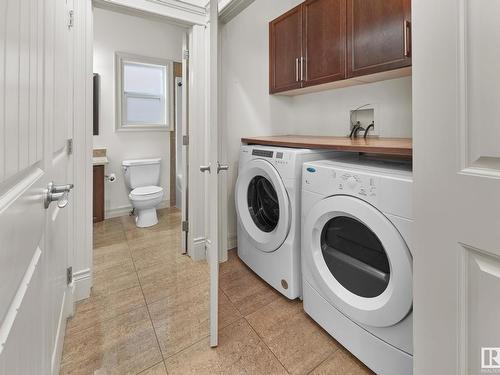 1268 Cunningham Drive, Edmonton, AB - Indoor Photo Showing Laundry Room