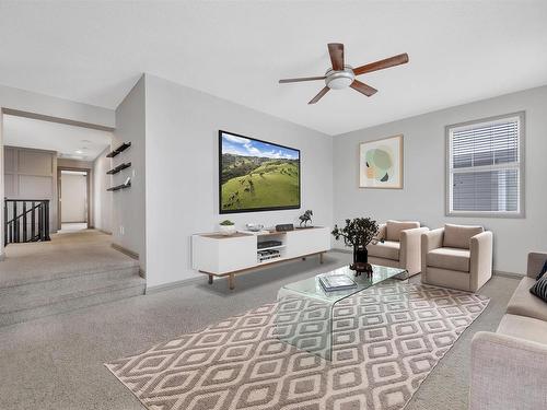 9 Southfork Close, Leduc, AB - Indoor Photo Showing Living Room