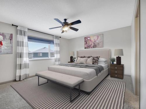 9 Southfork Close, Leduc, AB - Indoor Photo Showing Bedroom