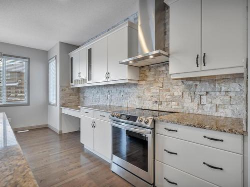 9 Southfork Close, Leduc, AB - Indoor Photo Showing Kitchen With Upgraded Kitchen