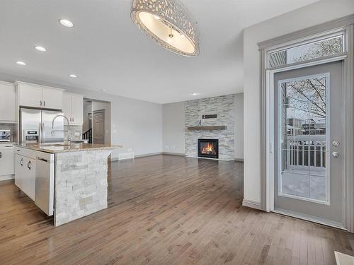 9 Southfork Close, Leduc, AB - Indoor With Fireplace