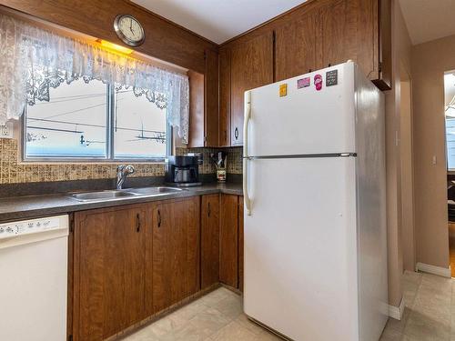 15745 107A Avenue, Edmonton, AB - Indoor Photo Showing Kitchen With Double Sink