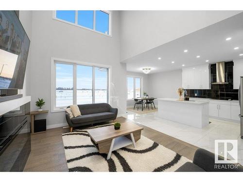 3709 41 Avenue, Beaumont, AB - Indoor Photo Showing Living Room