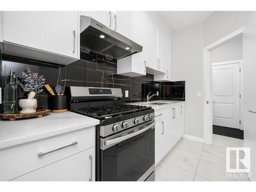 3709 41 Avenue, Beaumont, AB - Indoor Photo Showing Kitchen