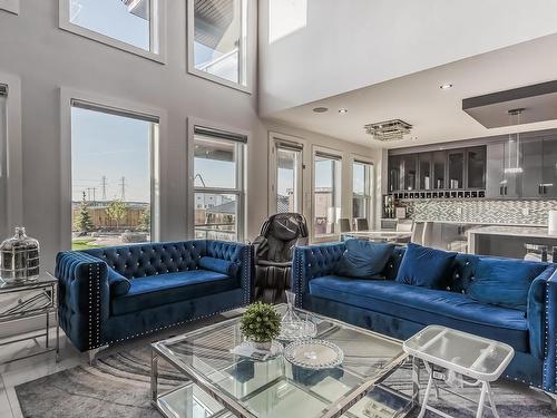 1448 25 Street, Edmonton, AB - Indoor Photo Showing Living Room