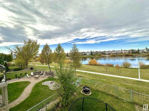 12712 Hudson Way, Edmonton, AB - Outdoor With Body Of Water With View