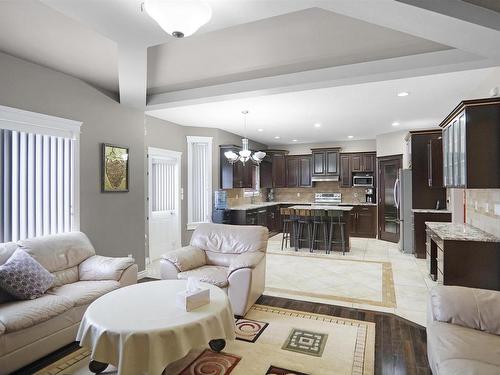 17043 71 Street, Edmonton, AB - Indoor Photo Showing Living Room