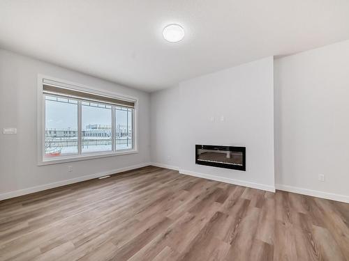 4120 66 Street, Beaumont, AB - Indoor With Fireplace