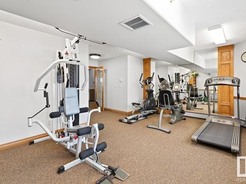 410 51 Eldorado Drive, St. Albert, AB - Indoor Photo Showing Gym Room