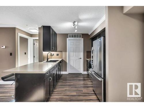 305 14604 125 Street, Edmonton, AB - Indoor Photo Showing Kitchen With Double Sink