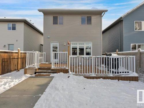 3608 12 St, Edmonton, AB - Outdoor With Deck Patio Veranda With Exterior