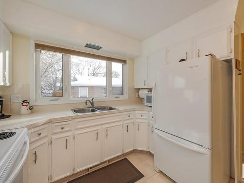 3131 74 Street, Edmonton, AB - Indoor Photo Showing Kitchen With Double Sink